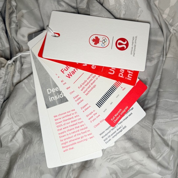 NWT Lululemon Grey Team Canada Jacket - Picture 14 of 16